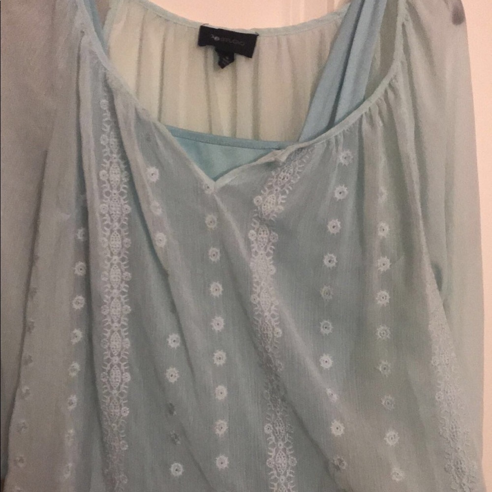 Blue blouse